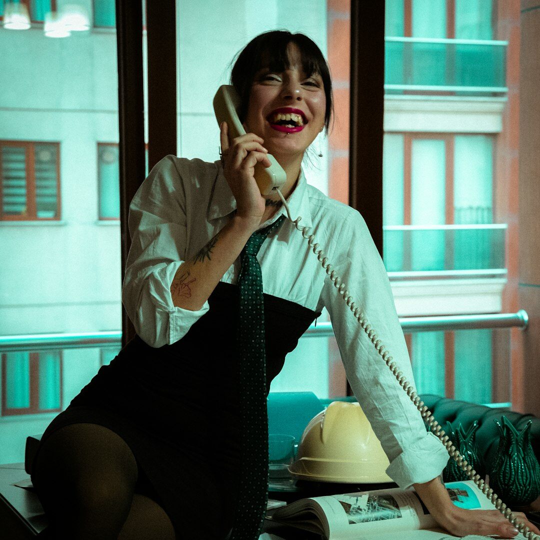 Professional woman in business attire